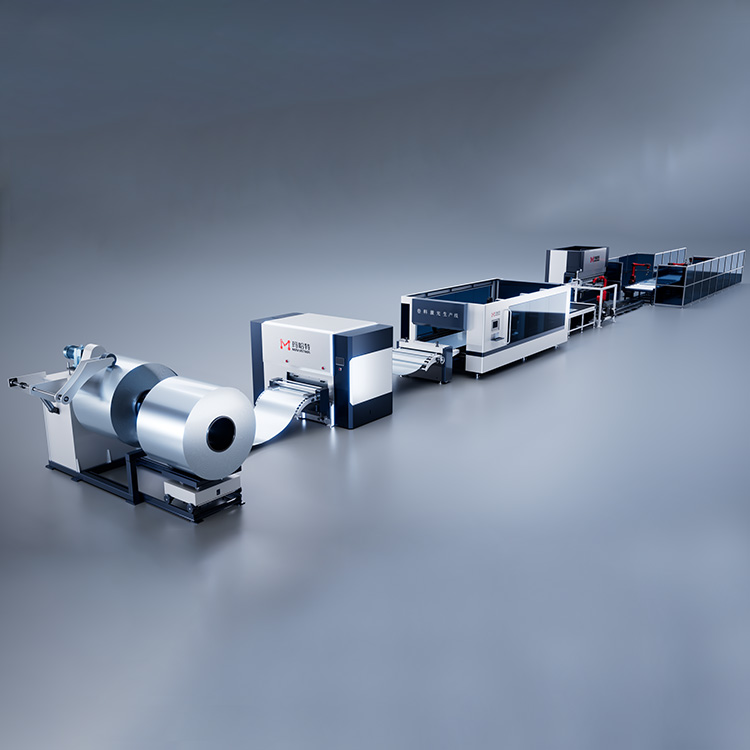 Automatic Laser Leveling Blanking Line