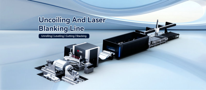 What is a Belt-Supported Laser Uncoiling and Blanking Production Line?