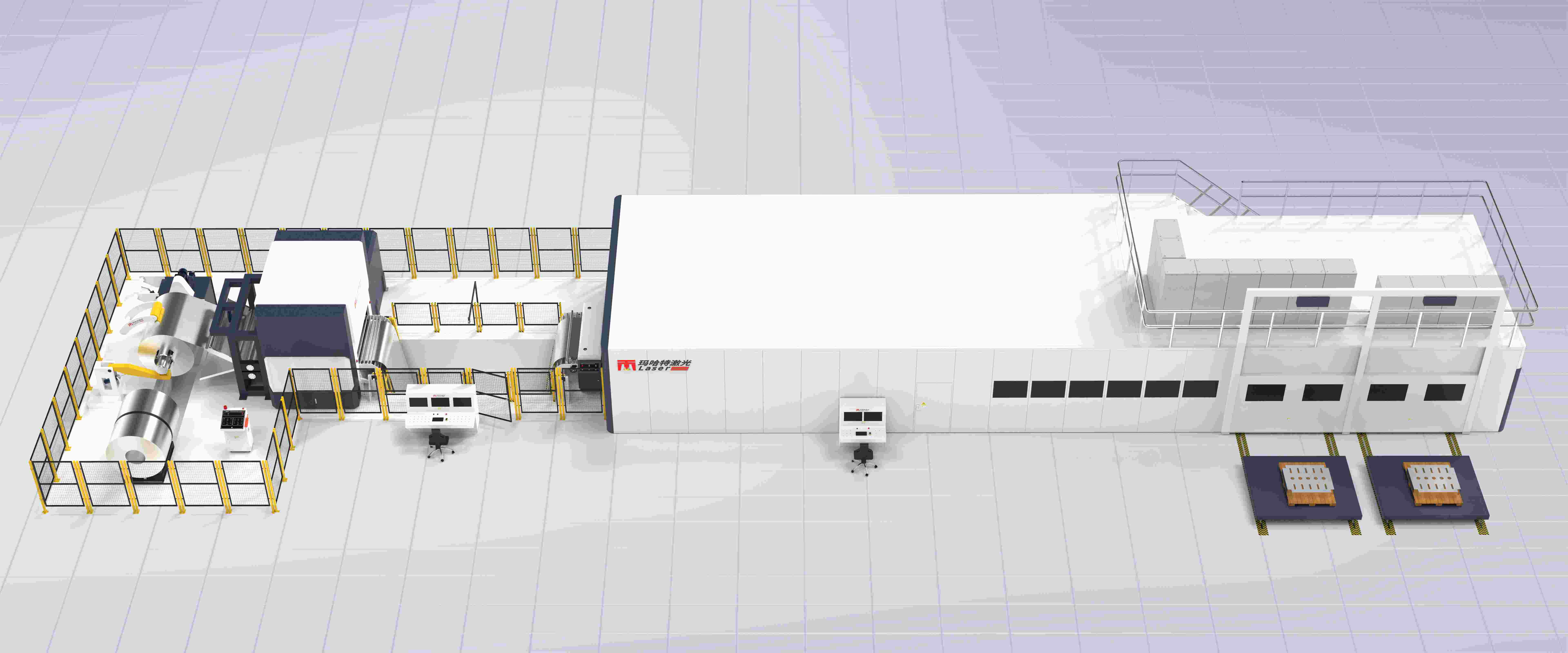 Belt-supported Non-Destructive Cutting Flexible Production Line